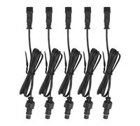 RIZGHWOY Cavo di Prolunga per Luce da Ponte da 5 Pezzi Cavo di Prolunga IP67 da 3,3 Piedi a 2 Pin con Connettore Maschio Femmina per Faretti Paesaggistici da Esterno