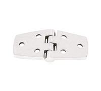 RIZGHWOY Cerniera per Porta a Filo per Portello in Acciaio Inossidabile per Porta della Cabina per Barche Marine per L'industria Marina Argento 1,5 Pollici (76 * 38)