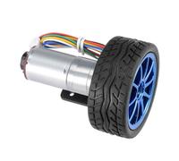 RIZGHWOY Durevole JGA25-371 Kit Motoriduttore Encoder per Robot Progetto Fai da Te DC6V Lunga Durata Forte Torsione per Studenti di Ingegneria Meccanica (Giri al minuto 100)