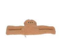 RIZGHWOY Fermaporta in Peluche in Stile Nordico, Design Unico per Inaugurazione della Casa, Amante degli Animali, Bagno, Volto Sorridente (gatto marrone)