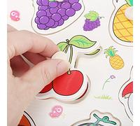 RIZGHWOY Giocattoli Puzzle in Legno, Pensiero Non Materiale, Spaziale, Ideale per (A3016 (frutta))
