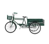 RIZGHWOY Giocattolo Modello di Camion a Pianale a Tre Ruote in Lega Vintage, Elegante Ornamento per Triciclo in Metallo per la Decorazione Dell'ufficio Domestico, Fan della Nostalgia retrò (#11)