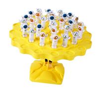 RIZGHWOY Gioco Dell'albero Dell'Equilibrio, Giocattolo Educativo Interattivo per Bambini con Gioco di Impilamento Ed Equilibrio, Promuove le capacità Motorie e lo Sviluppo Cognitivo (Giallo grande)