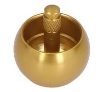 RIZGHWOY Giroscopio in Acciaio Inossidabile Automatico con un Buon Effetto di Rotazione, 2 Pezzi di Rotazione Superiore in Sacchetti di Stoccaggio, Giocattolo di Tutte le età (GOLD)