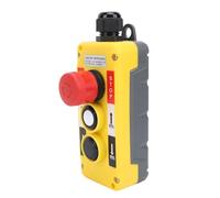 RIZGHWOY Interruttore a Pulsante per Gru Industriale, Ergonomico e Resistente All'acqua IP68 per Applicazioni di Automazione e Robotica