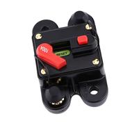 RIZGHWOY Interruttore-sezionatore Elettrico 12 V CC, Realizzato in Materiale in Lega, Protegge gli Elettrodomestici, Facile da Usare, Scollega con una Pressione, Ricollega con la Parte Rossa, per