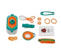 RIZGHWOY Kit di Scatola/copertura per Visualizzatore di Creature Strumento Portatile per L'esplorazione degli Insetti per Giovani Esploratori Plastica Gialla