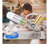 RIZGHWOY Kit Giocattolo Educativo Motorio Stirling per Kit Scientifici in Classe, Macchine per Combustione Esterne Giocattoli Motori con Strumento di Combustione Dell'alcool per/studenti