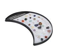 RIZGHWOY Kit per la Raccolta di Rocce e Minerali per Bambini, con Scatola Trasparente Ed Etichette Identificative per L'insegnamento della Geologia e L'apprendimento delle Scienze (Imposta 4)
