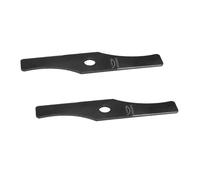 RIZGHWOY Lama per Decespugliatore da 2 Pezzi, 2 Denti, Lama di Ricambio in Acciaio al Manganese per Trimmer, Lunghezza 32,7 Cm, Larghezza 7, Cm