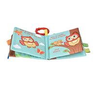 RIZGHWOY Libro in Tessuto per Bambini Soft Baby Educational Toy per Neonati, Leone di Cuccioli di Cuccioli di Scimmia, 6 Mesi +, Materiale in Poliestere (Tipo 2)