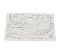 RIZGHWOY Lo Stampo in Silicone della Valle, Stampo per Decorazioni per Torta Flessibile per la Cottura, Comprende Fondente, Cioccolato, Gummie, Cubetti di Ghiaccio
