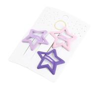 RIZGHWOY Mollette per Capelli a Stella Cava Accessori per Capelli Versatili per Donne e Ragazze - Set di 3 (PURPLE)