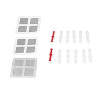 RIZGHWOY Morsetto/Supporto di Fissaggio per Zanzariera, Fibbia di Installazione di Sicurezza Durevole per Proteggere i Bambini, Facile da Installare per Patio e Portico, Materiale ABS