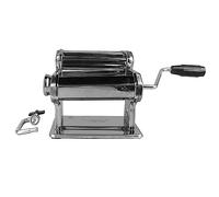 RIZGHWOY Pasta per Produttore di Pasta per Rullo Noodle Manuale di Pasta in Acciaio Inossidabile 7 Impostazioni di Spessore 0,5-2,5 Mm Regolabili con Testa a Doppio Taglierina 2-4 Mm per