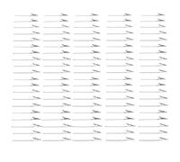 RIZGHWOY per Promemoria da 100 Pezzi, Morsetto a Molla a Coda Lunga in Acciaio Inossidabile da 10 Cm per Appunti su Carta Fotografica, per Decorazioni da Tavola per Matrimoni