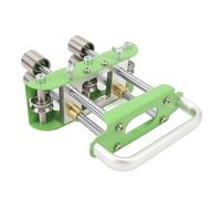 RIZGHWOY Piegatrice per Lamiera con Angolo da 0 a 90 Gradi con Rullo per Bordi con Forbici per Deflettori Dell'acqua Piovana da Garage, Ideale per Progetti di Lavorazione dei Metalli (GREEN)