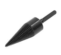 RIZGHWOY Punta da Trapano per Spaccalegna a Cono per Spaccare Il Legno in Modo Sicuro Ed Efficiente, Acciaio al Carbonio da 140 Mm (38 mm)