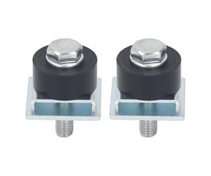 RIZGHWOY Ruote a Rulli con Canale con Puntone Premium, Gruppo Carrello con Limite Resistente Alla Ruggine per Larghezza 1-5/8 Pollici, Ideali per Applicazioni con Carrello a Mano, Confezione da 2