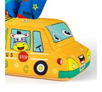 RIZGHWOY Scatola di Lussuoso Tessuto Sensoriale per Coordinazione Muscolare Dell'esercizio di, per Bambino, Materiale: Peluche (Modello di scuolabus)