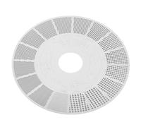 RIZGHWOY Scheda di Riferimento per la Macinatura del caffè, Guida Al Livello in Micron Incisa in Acciaio Inossidabile per il Sifone Turco a Goccia Sulla Pressa Francese