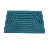 RIZGHWOY Scheda Sensoriale in Silicone Silenziosa, Ideale per Tutte le età, Include 12 Strisce in Silicone, Ideale per Sale D'attesa e Viaggi (BLUE)