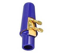 RIZGHWOY Set Bocchino per Sassofono Contralto con Coperchio e Legatura, Ideale per gli Appassionati di musica. Costruzione Durevole (PURPLE)