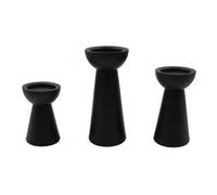 RIZGHWOY Set di Portacandele, Design Geometrico, 3 Pezzi, Centro di