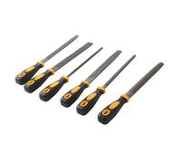 RIZGHWOY Set Versatile di Raspe per Lime da Legno da 6 Pezzi con Lime Triangolari e Rotonde per Lucidare Metallo e Vetro