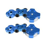 RIZGHWOY Supporto per Corpo Invisibile, Forte Forza Magnetica, Metallo Durevole, Facile Installazione, Adatto per HSP Axial SCX10 D90 HPI, 2 Pezzi (blu scuro)