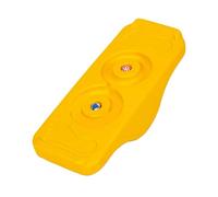 RIZGHWOY Tavola a Dondolo per Bambini in Plastica resistente: Promuove L'equilibrio e la Coordinazione in un Ambiente Adatto Alle Famiglie (YELLOW)