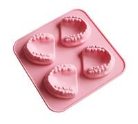 RIZGHWOY Vassoio Ghiacciato a Forma di Dente Denta Stampo per la Stampo per Ghiaccio Silicone Adatto per Cocktail di Whisky per la Lavastoviglie Ghiacciata per la Lavastoviglie (106)