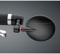 Rizoma Spy R 80 specchio, nero, con adattatore di montaggio (BS285B)