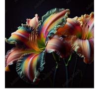 Rizomi di emerocalli/I petali sono disponibili in una varietà di colori -/ Ideali per composizioni da giardino / (NVNJHJN).-8 Rizomi-C