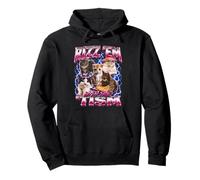 Rizz Em with The Tism Funny Autistic Cat - Meme Bootleg Felpa con Cappuccio