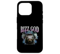 Rizz God Funny Monkey Rizzler Meme Skibidi Sigma Teen Boy Custodia per iPhone 16 Pro