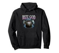 Rizz God Funny Monkey Rizzler Meme Skibidi Sigma Teen Boy Felpa con Cappuccio