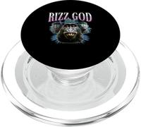 Rizz God Funny Monkey Rizzler Meme Skibidi Sigma Teen Boy PopSockets PopGrip per MagSafe
