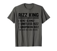 Rizz King Funny W Rizz GenZ Meme Rizz Lord Rizzler Maglietta