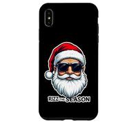 Rizz The Season - Occhiali da sole con Babbo Natale, divertente gioco di parole Custodia per iPhone XS Max