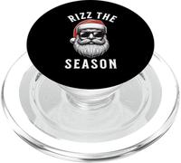 Rizz the Season Silly Christmas Funny Santa Men Teen Boys PopSockets PopGrip per MagSafe