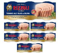 Rizzoli Tonno all'Olio d'Oliva in Lattina 3x65g - Confezione da 6