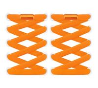 RJ-Sport 2 paia di lacci piatti senza allacciare - Lacci elastici con chiusura rapida - Sistema di allacciatura rapida per un comfort unico e una tenuta forte - con capsule metalliche, Colore