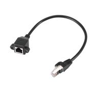 RJ45 Adattatore da femmina a maschio Montaggio a pannello di rete per cavo di rete 27cm