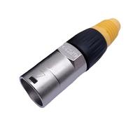 RJ45 Cable Connector, Metal Panel Mount Aviation Signal Adapter, Industrial Circular Socket Jack for Secure Network Connection, Waterproof RJ45 Interface, Outdoor LED Display Use, Stable Data Transfer