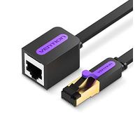 RJ45 Cat7 cavo prolunga Vent, cavo Ethernet Extender rete Cat7 cavo patch Ethernet RJ45 cavi schermato maschio a connettore femmina 1m/3ft
