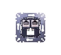 RJ45 Doppia presa computer cat.5e Merten MTN4575-0012