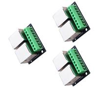 Rj45 Doppio Adattatore Femmina Scheda Adattatore di Rete Rj45 Girare 3.5 Pitching Terminal 8Pin Assemblaggio di Rete Splitter Ethernet