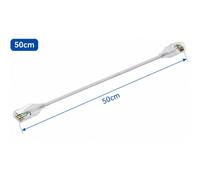 RJ45 Ethernet Patch Leads CAT 6A COMNEN per Unifi Bianco 10-50cm (24 Pezzi)