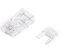 RJ45 Modular plug (8P8C) universal, CAT 6A, unshielded, AWG 26-24, 100 pieces